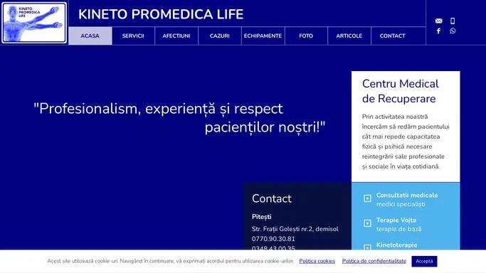 Kineto Promedica Life - Centru Medical de Recuperare