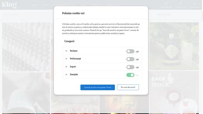 KING - Magazinul tau cu bauturi online