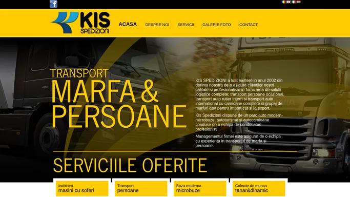 Kis Spedizioni - Transport marfa&persoane