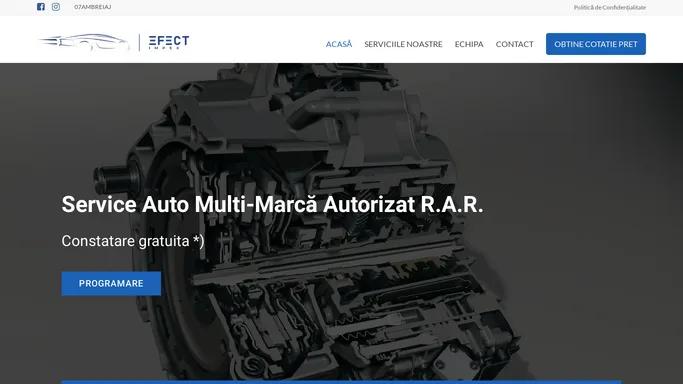 Service auto multimarca autorizat R.A.R. – Reparatii autovehicule