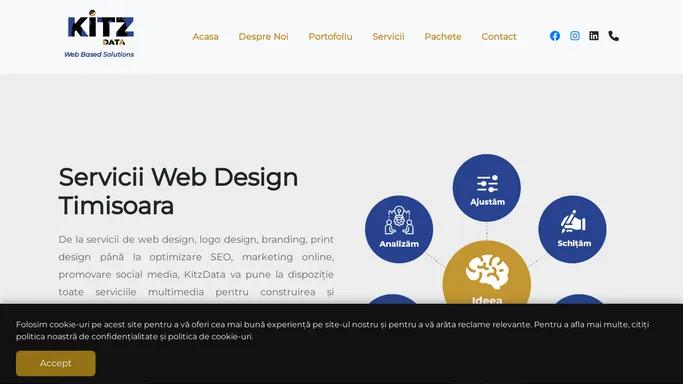 KitzData - Servicii Web Design Timisoara | Creare site web Timisoara | Firma de web design Timisoara | Creare magazin online Timisoara