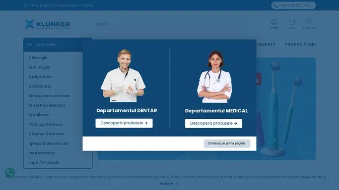 Klunker - Sisteme si echipamente medicale profesionale