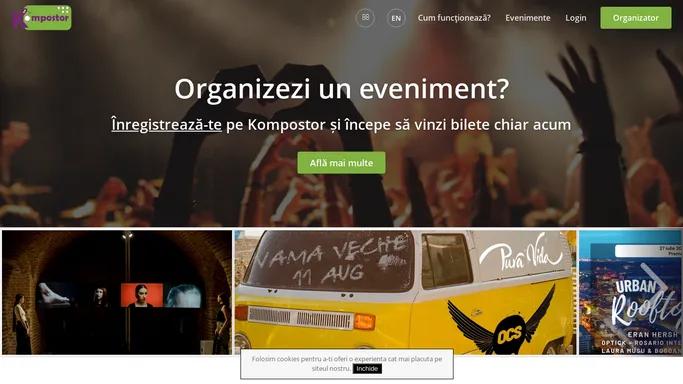 Bilete digitale si management acces la Evenimente - Kompostor.ro