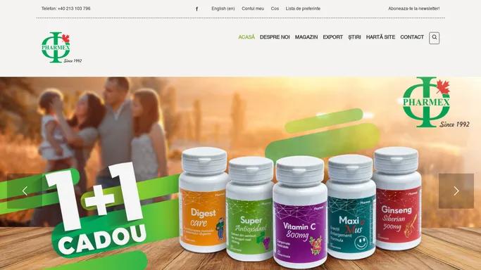 Pharmex | Magazin Online Vitamine si Suplemente