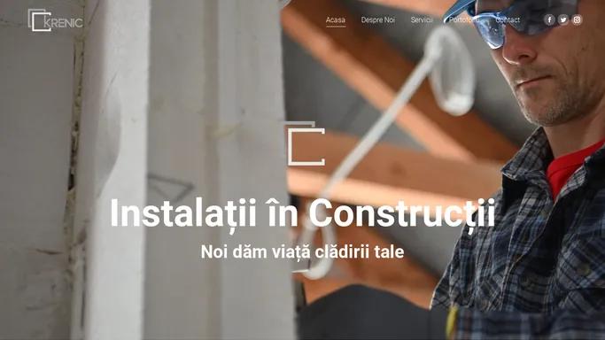 Krenic – Instalatii in Constructii – Noi dam viata cladirii tale