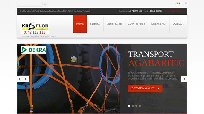 KRIS FLOR INTERMED | Insotire transporturi exceptionale