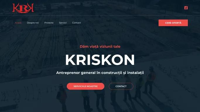 KRISKON - Antreprenor general in constructii si instalatii