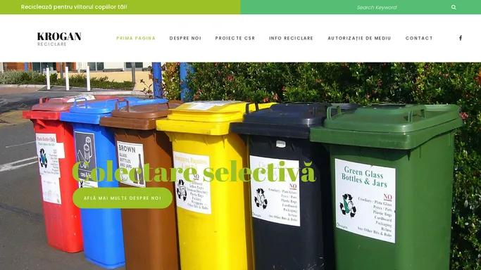 Recicleaza pentru viitorul copiilor tai !