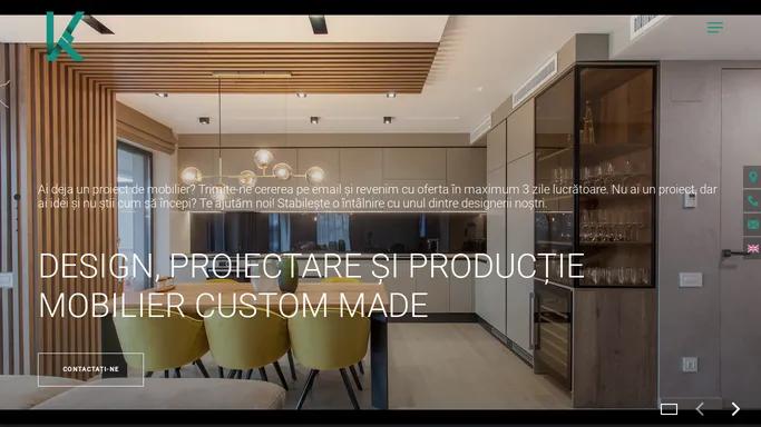 Kubik Design & Furniture - Mobila de calitate la comanda