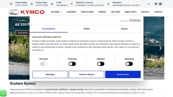 KYMCO – Importator scutere, showroom scutere Bucuresti