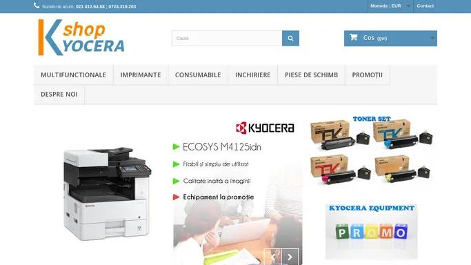 Kyocera Shop – Cele mai noi solutii de printare, copiere si scanare ale companiei Kyocera