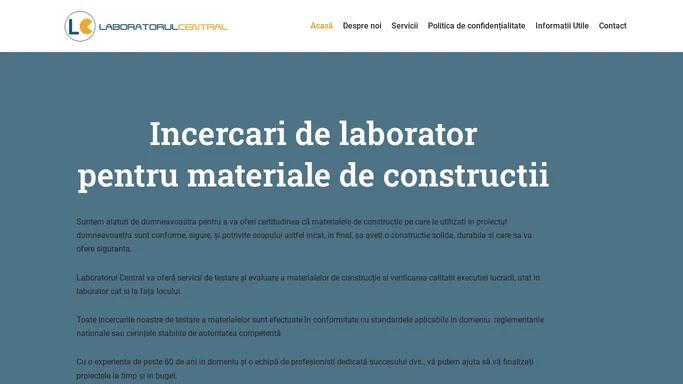 Laboratorul central – Just another WordPress site