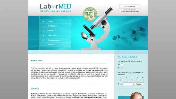 Labormed MICLEA Arad - Laborator Analize Medicale