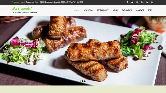 La Cocosatu, Arcul de Triumf, Baneasa, restaurant romanesc, mici, papanasi