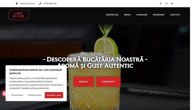 Lake House - Restaurant Bacau | O experienta culinara unica