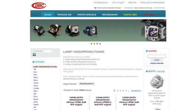 Lampa Videoproiector| Lampi Videoproiectoare | Videoproiectoare | Videoproiector | Ecrane de proiectie |, Videoproiector | Videoproiectoare | Lampa Videoproiector | Lampi Videoproiectoare | Ecrane de proiectie | de la specialisti!