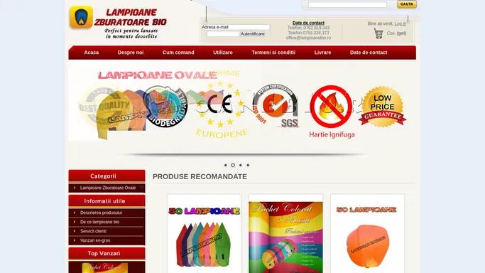 Lampioane online - Magazin lampioane zburatoare pentru nunta la pret mic - SC MINOVO TRADE COMPANY SRL