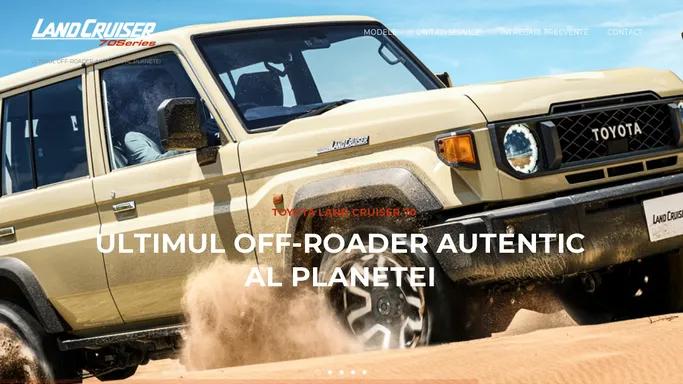 Toyota Land Cruiser 70 in Romania | Ultimul Off-Roader autentic