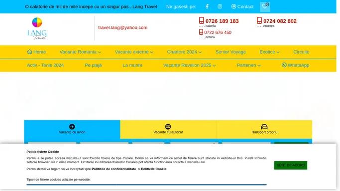 Lang Travel - Agentie de turism Arad