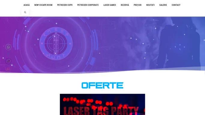 Centru de divertisment - Laser tag si Escape room