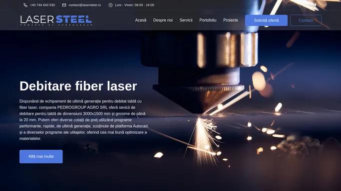 Laser steel | Fiber laser TARGU MURES