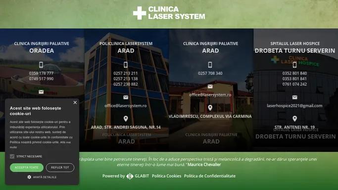 Clinica Laser System | Centru de ingrijire paliativa