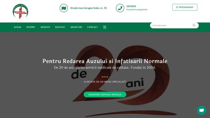 Centrul Medical PRAIN | Pentru Redarea Auzului si Infatisarii Normale