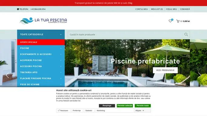 Magazin specializat in echipamente si accesorii piscine