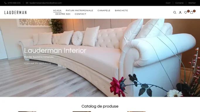 Lauderman – Production mobilier tapitat la comanda