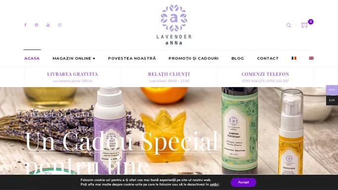 Sapunuri si produse cosmetice romanesti - Hand Made - LavenderANNA