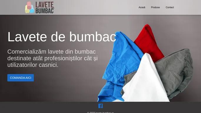 Lavete bumbac