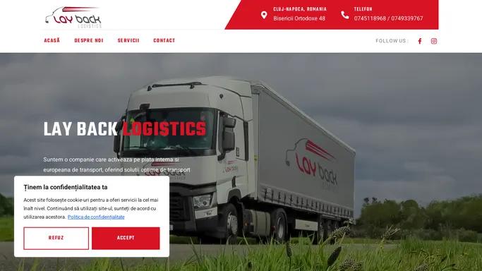 LAY BACK LOGISTICS – –