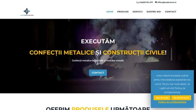 Confectii metalice Arad • Hale industriale • Leader Central Solutions