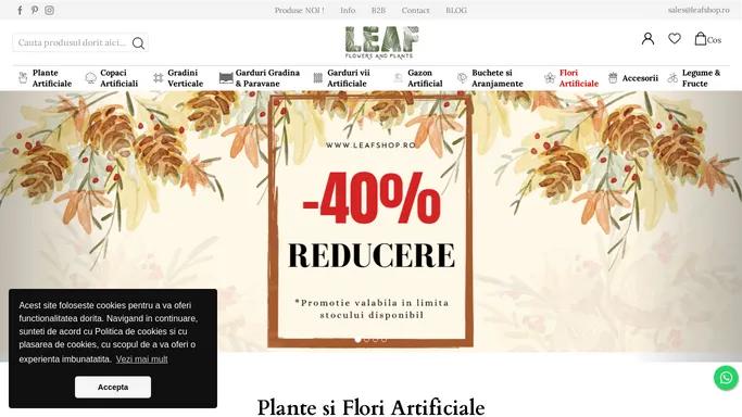 Flori Artificiale - buchete si aranjamente | Leaf Shop