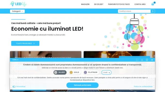 LEDlife | Becuri LED - Iluminat LED - Panouri Fotovoltaice