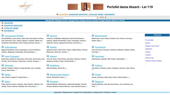 Legaturi.ro - Director web, anunturi gratuite, catalog cu firme din Romania Felicitari Imagini Haioase Bancuri Articole