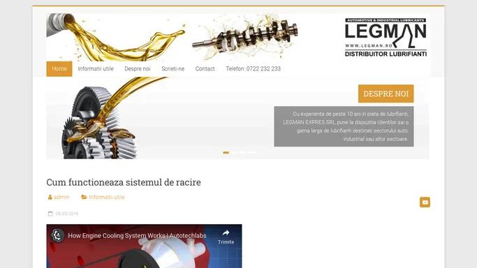 S.C. LEGMAN EXPRES S.R.L. - DISTRIBUITOR LUBRIFIANTI