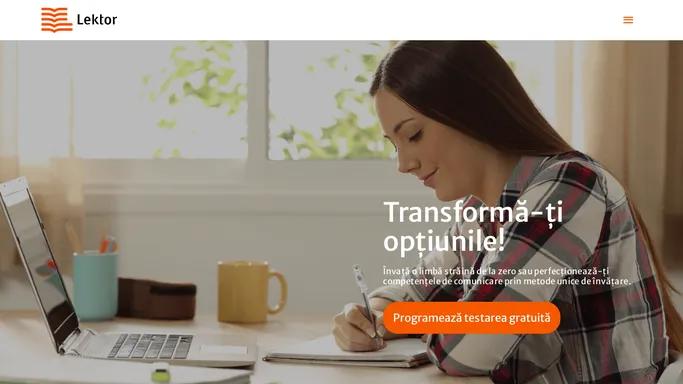 Cursuri limbi straine | Lektor - Centrul tau de limbi straine