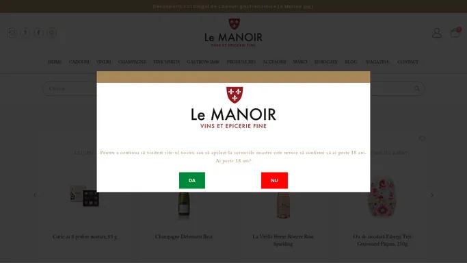 Le Manoir - Gastronomie rafinata, vinuri de colectie "a la francaise", cadouri de lux