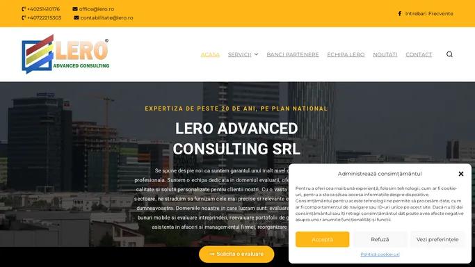 Acasa - LERO ADVANCED CONSULTING S.R.L - Lero