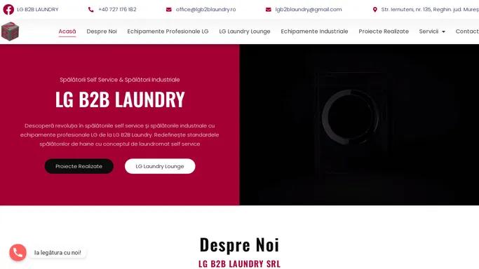 LG B2B Laundry – Spalatorii Self Service & Spalatorii Industriale