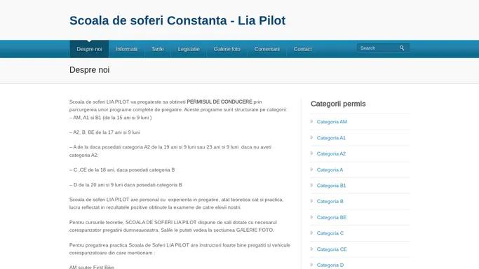 Scoala de Soferi Constanta - Lia Pilot