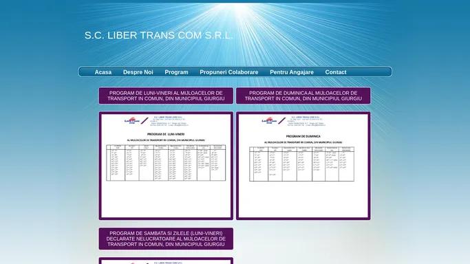 liber trans com, libertrans, transport persoane, autogara, vulcanizare, giurgiu, rent, car, rent car