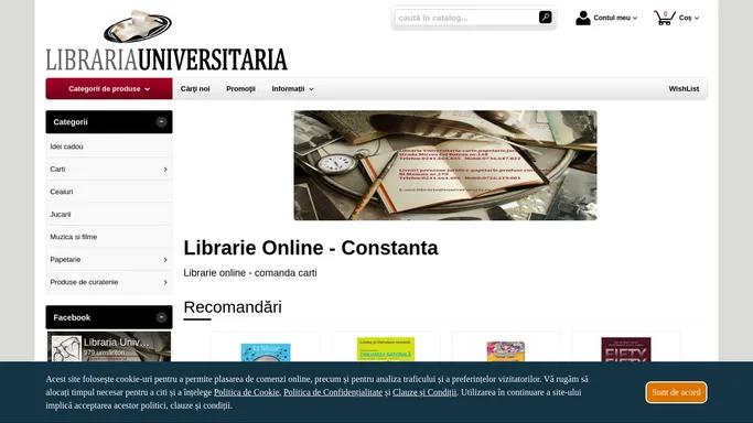 Librarie Online Constanta - Carte, Papetarie, Ceaiuri, Jucarii