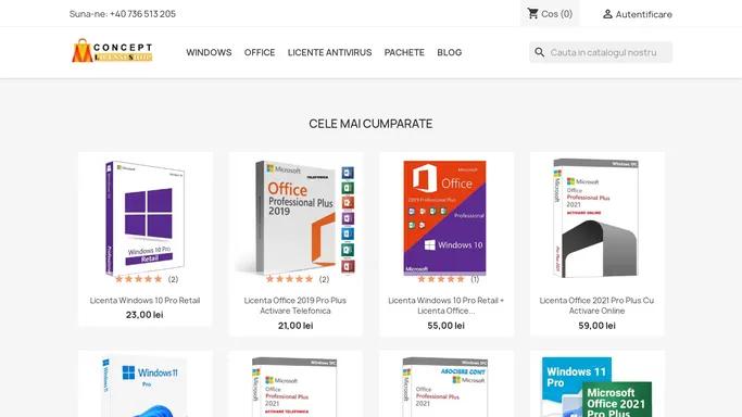 Licenta Windows, Licenta Office, Antivirus la pret accesibil