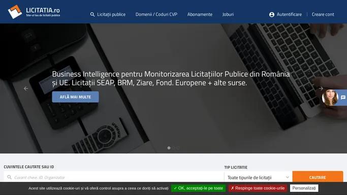 Licitatia.ro – Servicii de monitorizare Licitatii Publice