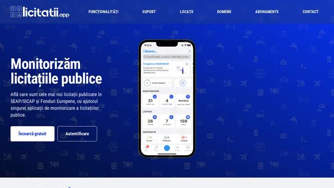 licitatii.app | licitatii seap | monitorizare licitatii | consultanta licitatii