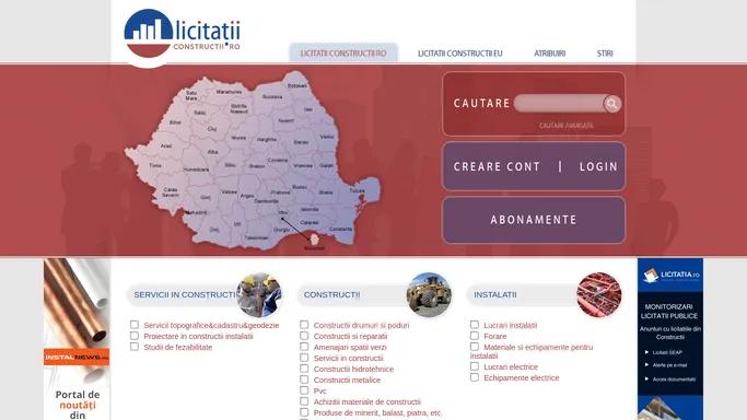 Licitatiiconstructii.ro - Licitatii, Lucrari, Cereri de Oferta din Constructii.