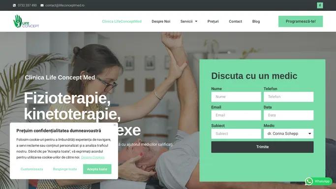 LifeConceptMed.ro – Clinica Fizioterapie si Kinetoterapie – Clinica de Fizioterapie si Kinetoterapie din Sector 2, Bucuresti