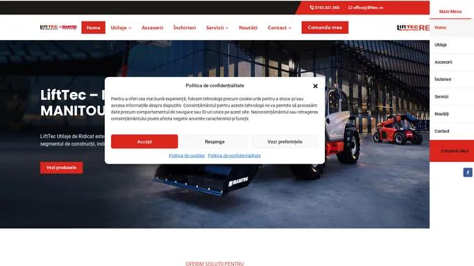 Lifttec – Utilaje de ridicat